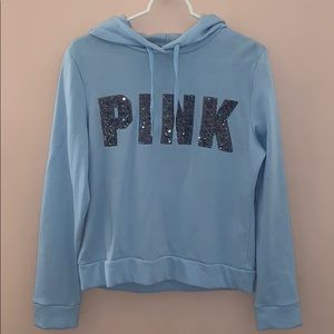 Hooded Light blue sweatshirt